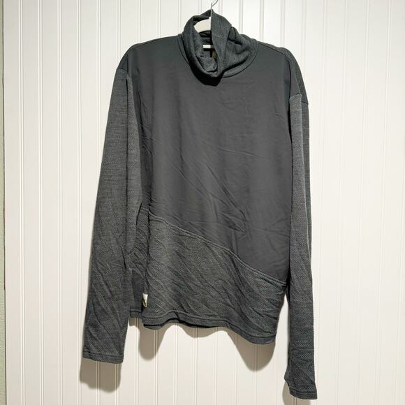 Tracksmith Other - Tracksmith NDO Windblock Merino Wool Turtleneck Gray Mens XL